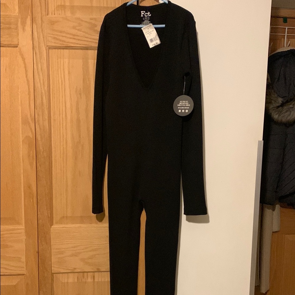 Black Long Sleeve Jumpsuit